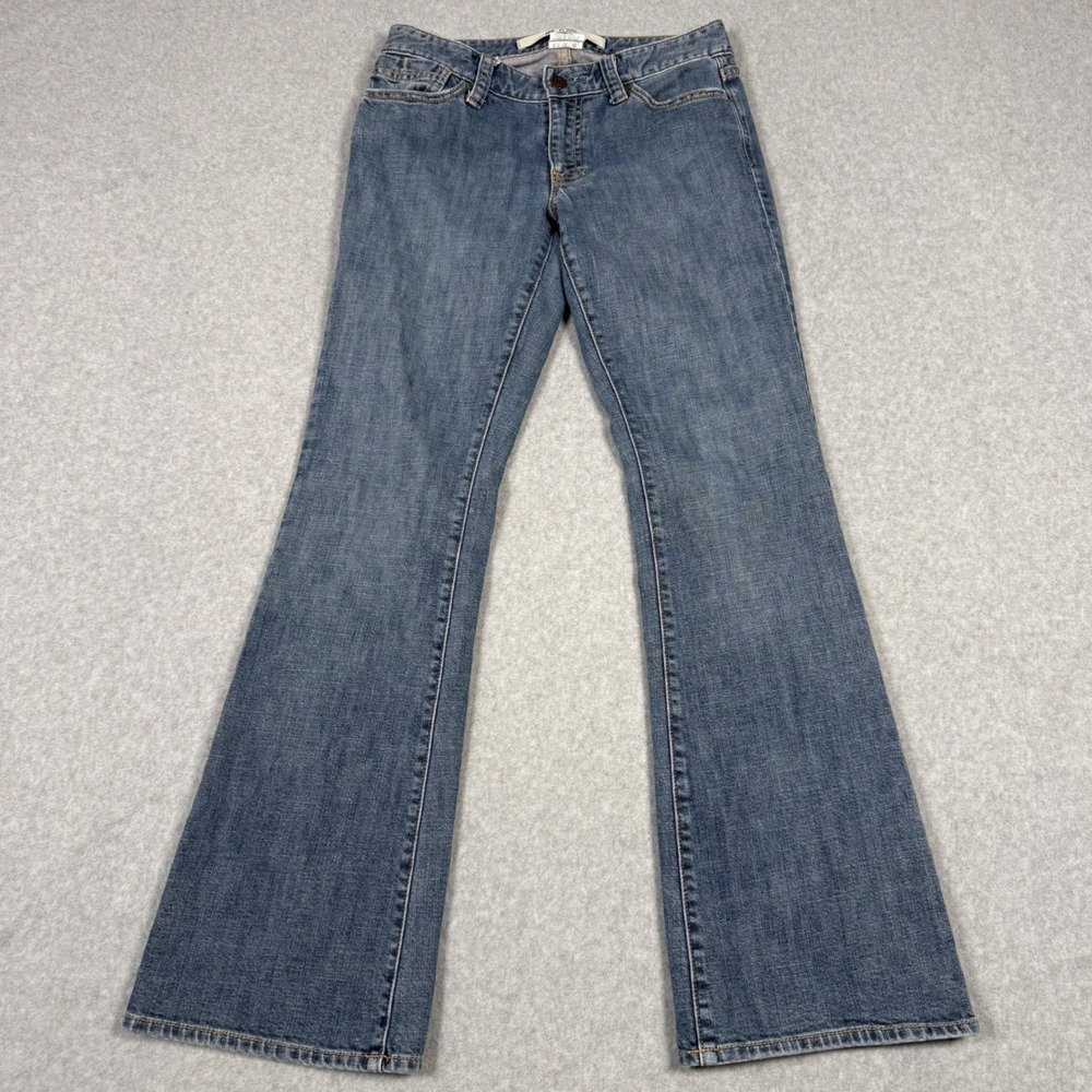 Vintage Y2K Gap Original Flare Jeans Womens 4 R Low Rise Stretch Denim Blue
